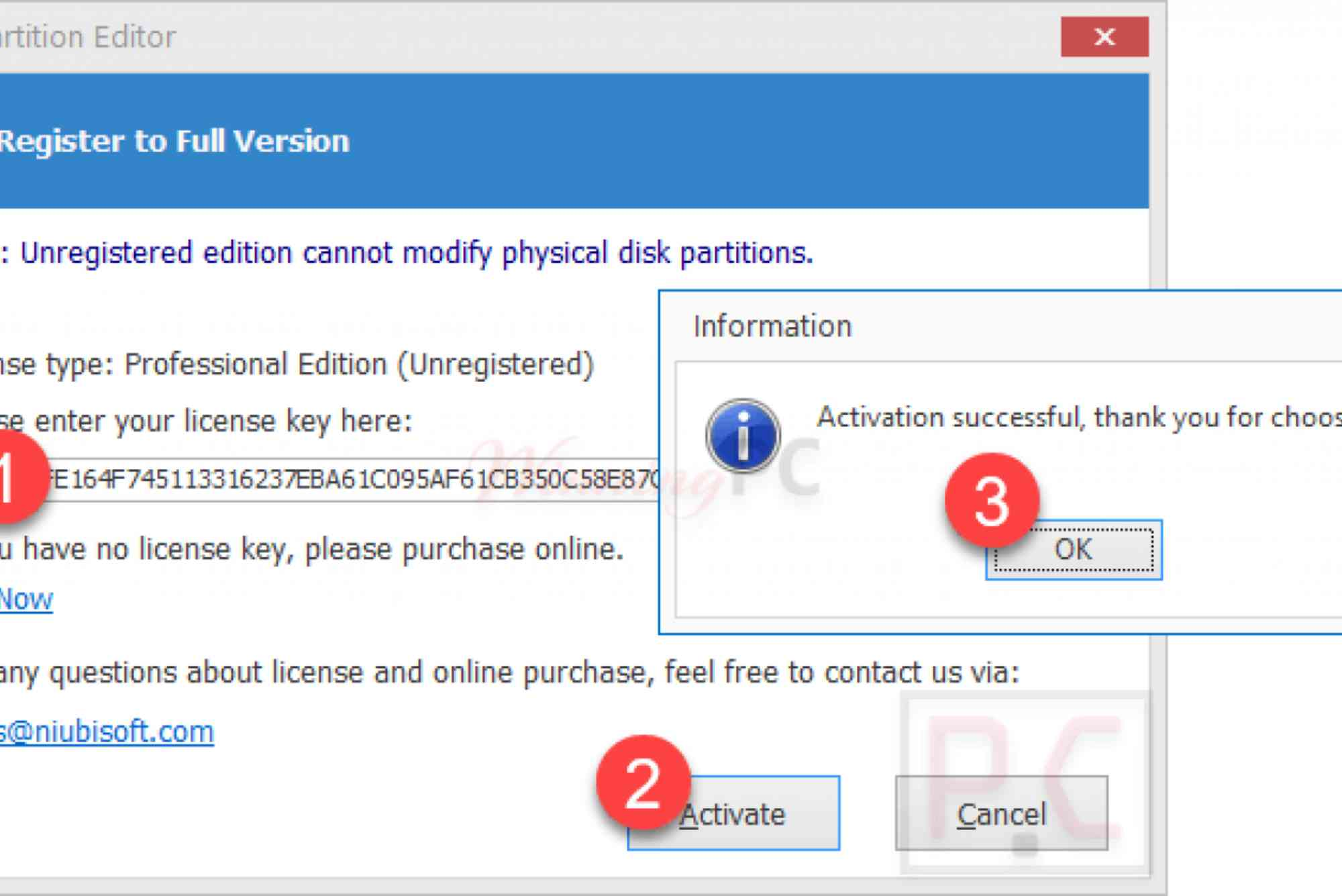Niubi Partition Editor License Key