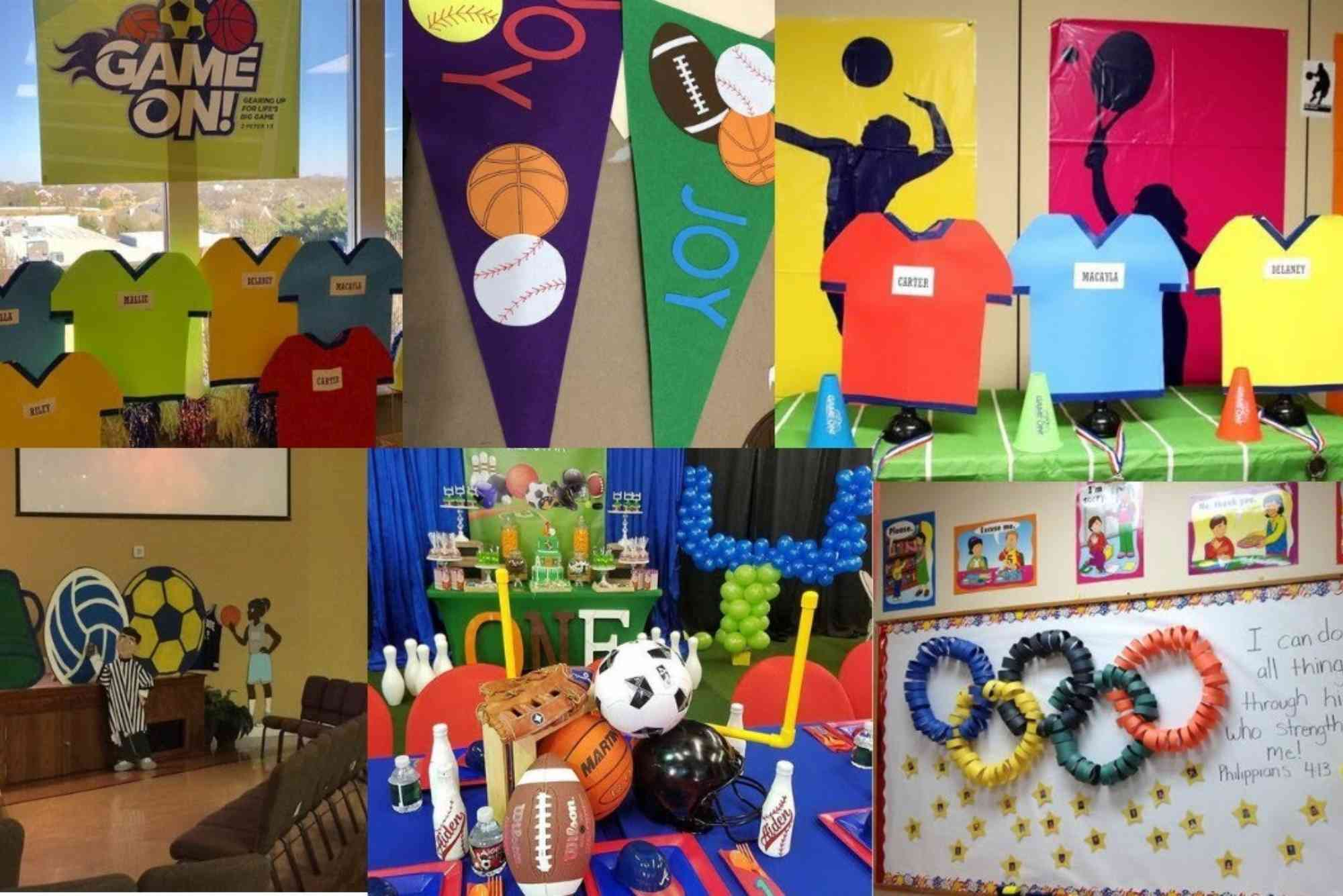 Sports Day Decoration in Preschool