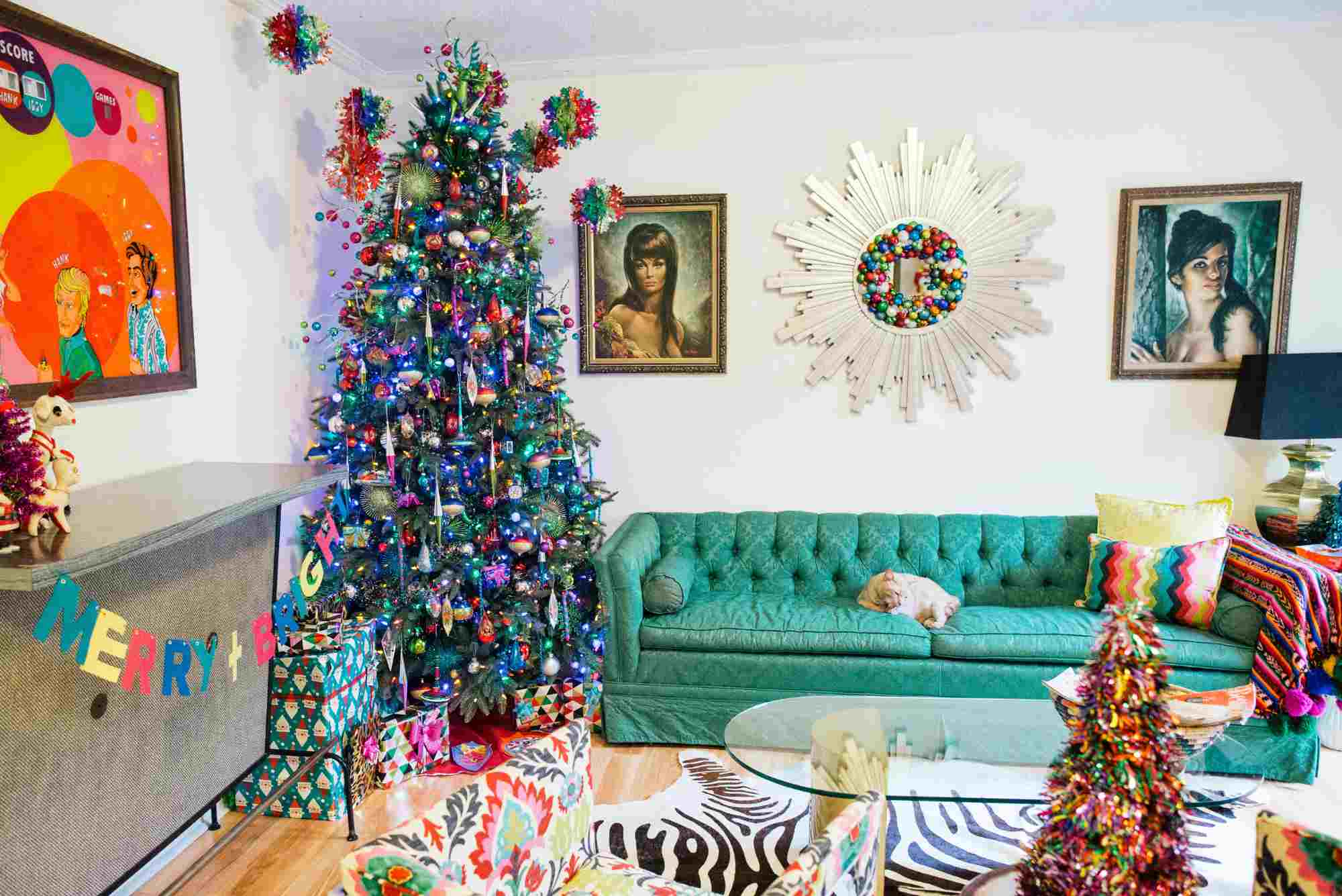 Teal Christmas Decorations