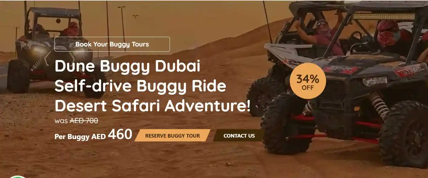 ESA Tours Dune Buggy Dubai – Book Desert Tours in Dubai